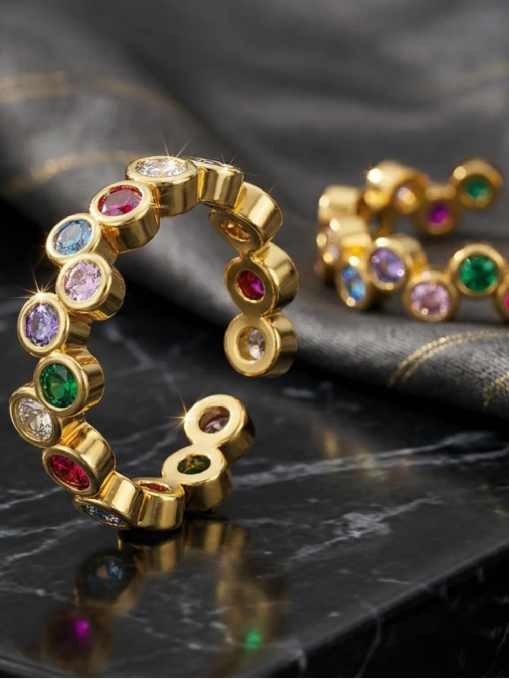 Colorful Rainbow Ring - Picture 3 of 6